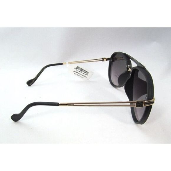JESSICA SIMPSON J6195 SMK Matte Black Teardrop-Gold rimmed Sunglasses $50+ - Picture 3 of 9